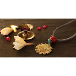 आराधना | Aradhana ✺ Brass Necklace { 6 }